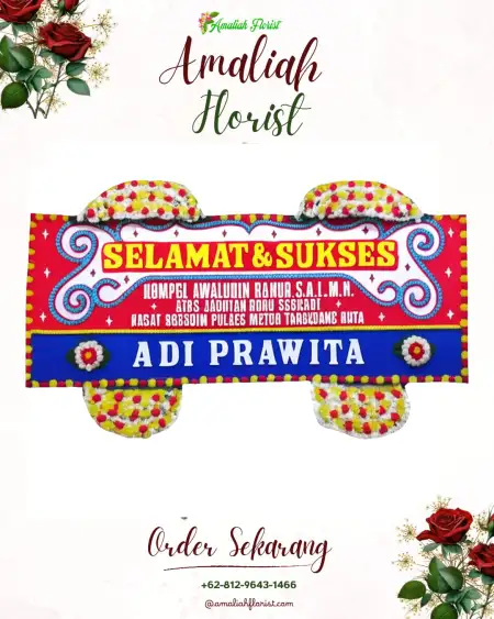 Papan Bunga Ucapan Selamat Candi Mas